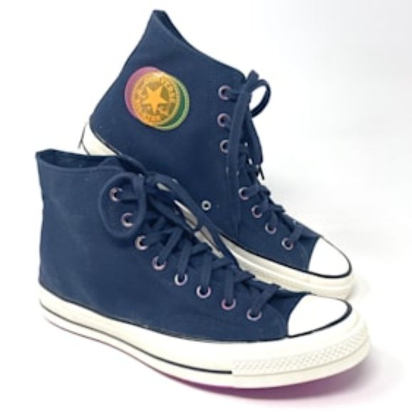 Converse Other - Converse Chuck 70 Shoes Men's HI Obsidian Bold Citron Egret Canvas Size 170491C